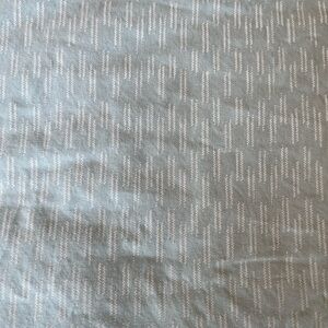 West Elm Light Mint Green Patterned Flat King Sheet